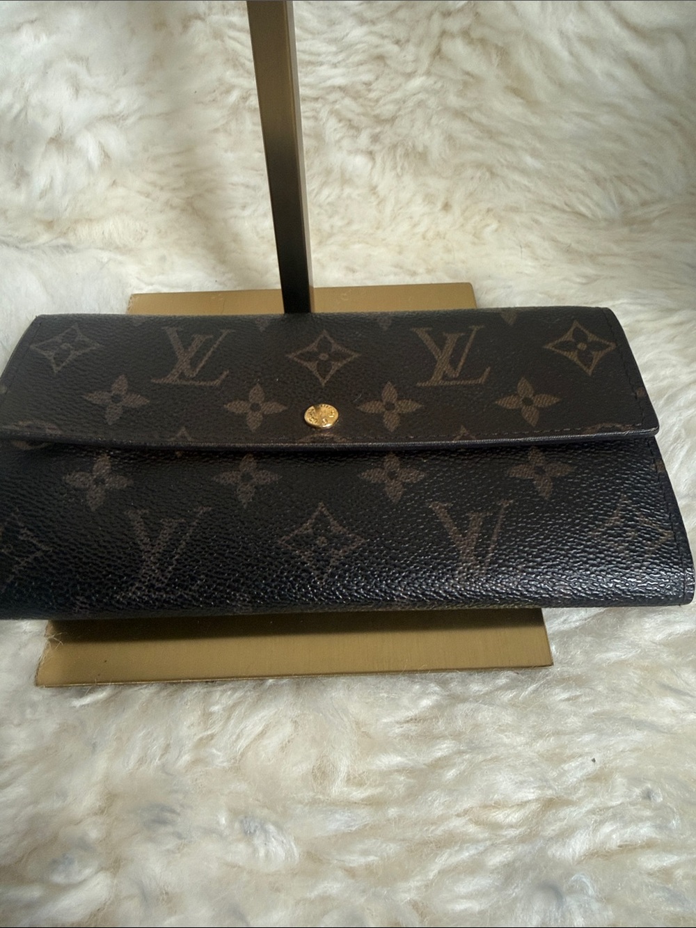 Louis Vuitton Monogram Sarah Long Wallet Brown - Picture 9 of 10